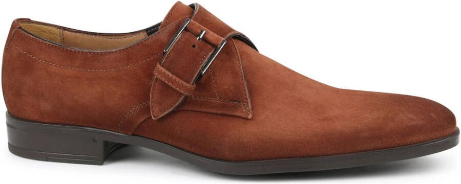 Giorgio Mocassins Amalfi Schoen Monk Strap Cognac