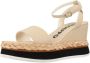 Gioseppo Elegant Wedge Sandals White Dames - Thumbnail 3