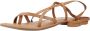 Gioseppo Stijlvolle Platte Sandalen Brown Dames - Thumbnail 2