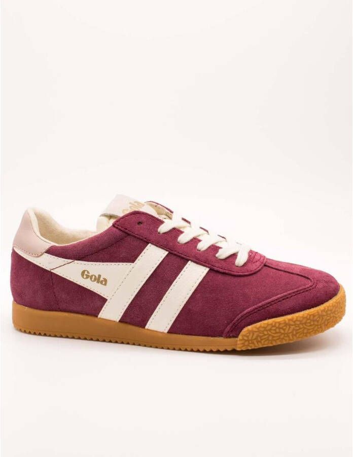 Gola Elan suède sneakers donkerrood