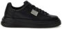 Guess Zwarte leren sneakers Elba model Black Heren - Thumbnail 3