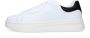 Guess Witte sportieve leren sneakers White Heren - Thumbnail 12