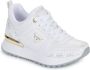 Guess Witte Sneakers met Gelamineerde Inzet White Dames - Thumbnail 3