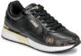 Guess Dames Sneakers Moxea Active Lady Zwart Bruin Multilogo Zwart Dames - Thumbnail 6