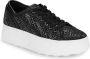 Guess Zwarte Queeny Lage Sneakers Black Dames - Thumbnail 3