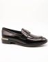 Guess Klassieke Leren Mocassinschoenen Black Dames - Thumbnail 2