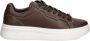 Guess Bruine leren sneakers Winno Brown Heren - Thumbnail 2