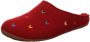 Haflinger Women's Everest Farfalline Pantoffels rood - Thumbnail 1