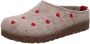 Haflinger Women's Grizzly Cuoricini Pantoffels beige - Thumbnail 2