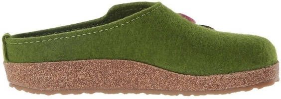 Haflinger Women's Kanon Pantoffels groen