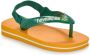 Havaianas Baby Brasil Logo II teenslippers met hielbandje geel groen Rubber 25 26 - Thumbnail 3