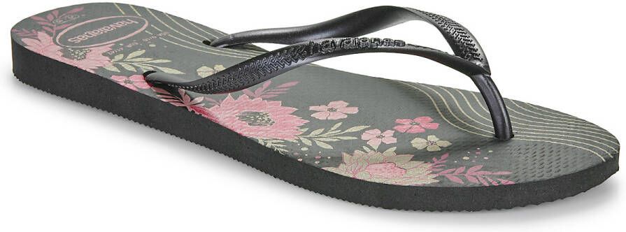 Havaianas Women's Slim Organic Sandalen zwart