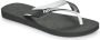 Havaianas Top Mix teenslippers zwart Meisjes Rubber 33-34 - Thumbnail 4