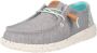 HeyDude Women's Wendy Heathered Slub Tropical Sneakers grijs - Thumbnail 7