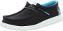 Hey Dude Wally H2O Tropical 40702-0FF Mannen Zwart Sneakers - Thumbnail 3