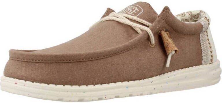 HEYDUDE Nette schoenen WALLY LINEN NATURAL