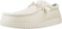 Hey Dude Canvas Instap Mocassin Schoen White Heren - Thumbnail 4