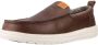 HEYDUDE Wally Grip Moc Craft Leather Heren Mocassins Grey - Thumbnail 3