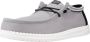 HEYDUDE Wally Letterman Heren Instappers Light Grey White - Thumbnail 11