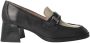 Hispanitas Zwarte Milan Dames Loafers Kettingdetail Black Dames - Thumbnail 2