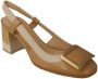 Hispanitas Geëmailleerde Bicolor Pumps met Versiering Brown Dames - Thumbnail 2