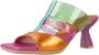 Hispanitas Multi Kleur Leren Jurk Sandalen Multicolor Dames - Thumbnail 6