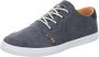 Hub Boss Casual schoen veter Heren Navy White Canvas - Thumbnail 3