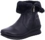 IGI&Co Zwarte Leren Enkellaarzen met Warme Nepbont Voering en Gore-Tex Technologie Black Dames - Thumbnail 2