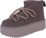 Inuikii Klassieke Lage Platform Sneakers Schoenen Beige Dames - Thumbnail 2