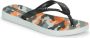 Ipanema Classic Kids teenslippers met printopdruk grijs zwart oranje - Thumbnail 5