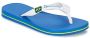 Ipanema Classic Brasil Kids Slippers Donkerblauw Wit - Thumbnail 4