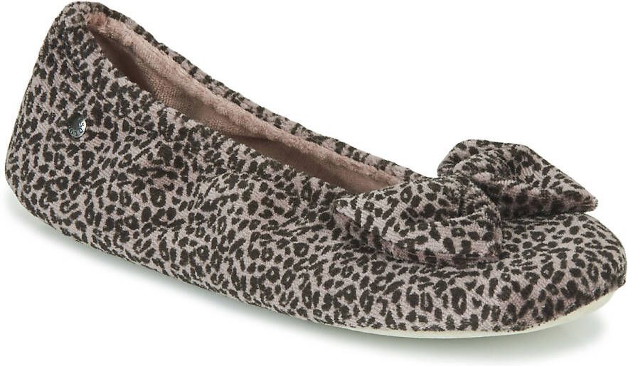 Isotoner Pantoffel met panterprint