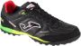 Joma Top Flex 2401 TF TOPS2401TF Mannen Zwart Voetbalschoenen - Thumbnail 2