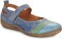 Josef Seibel FERGEY 51 Volwassenen Platte sandalenDames Sandalen Blauw - Thumbnail 2