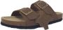 Josef Seibel Nubuck Dames Slippers Beige - Thumbnail 2