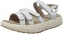 Joya MERIDA White JY05A Witte sandalen met schokdempende zolen wijdte H - Thumbnail 2