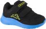 Kappa Cracker II BC M 280009BCM-1160 voor een jongen Zwart Sneakers - Thumbnail 2