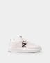 Karl Lagerfeld K Ikonik Kapri Sneakers Vetersluiting Effen Patroon White Heren - Thumbnail 3