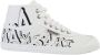 Kawasaki Sneakers Graffiti Canvas Boot K202415 1002 White - Thumbnail 7