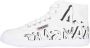 Converse Kawasaki Graffiti Canvas Boot Kliek en Origineel Ontwerp White - Thumbnail 2