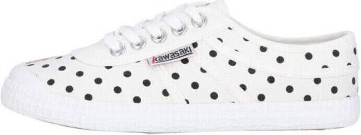 Kawasaki Sneakers Polka Canvas Shoe 1024 Marshmallow