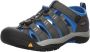 Keen Newport H2 Older Kids Sandalen Magnet Brilliant Blue Grijs Polyester - Thumbnail 13