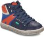 Kickers Lowell Hoge Sneakers Blue Heren - Thumbnail 2