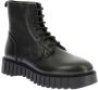 Kickers Facet Veterschoenen van leer Black Dames - Thumbnail 2