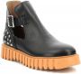 Kickers Kick Fantasy Ankle Boots Zwart Dames - Thumbnail 2