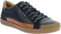 Kickers Lage Top Leren Sneakers Blue Heren - Thumbnail 2