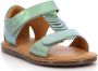 Kickers Comfort Leren Sandalen Green Dames - Thumbnail 2