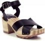 Kickers Kick Wise High Heel Sandals Black Dames - Thumbnail 2