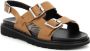 Kickers Comfort Leren Sandalen Neosummer Brown Dames - Thumbnail 11