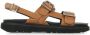 Kickers Comfort Leren Sandalen Neosummer Brown Dames - Thumbnail 12